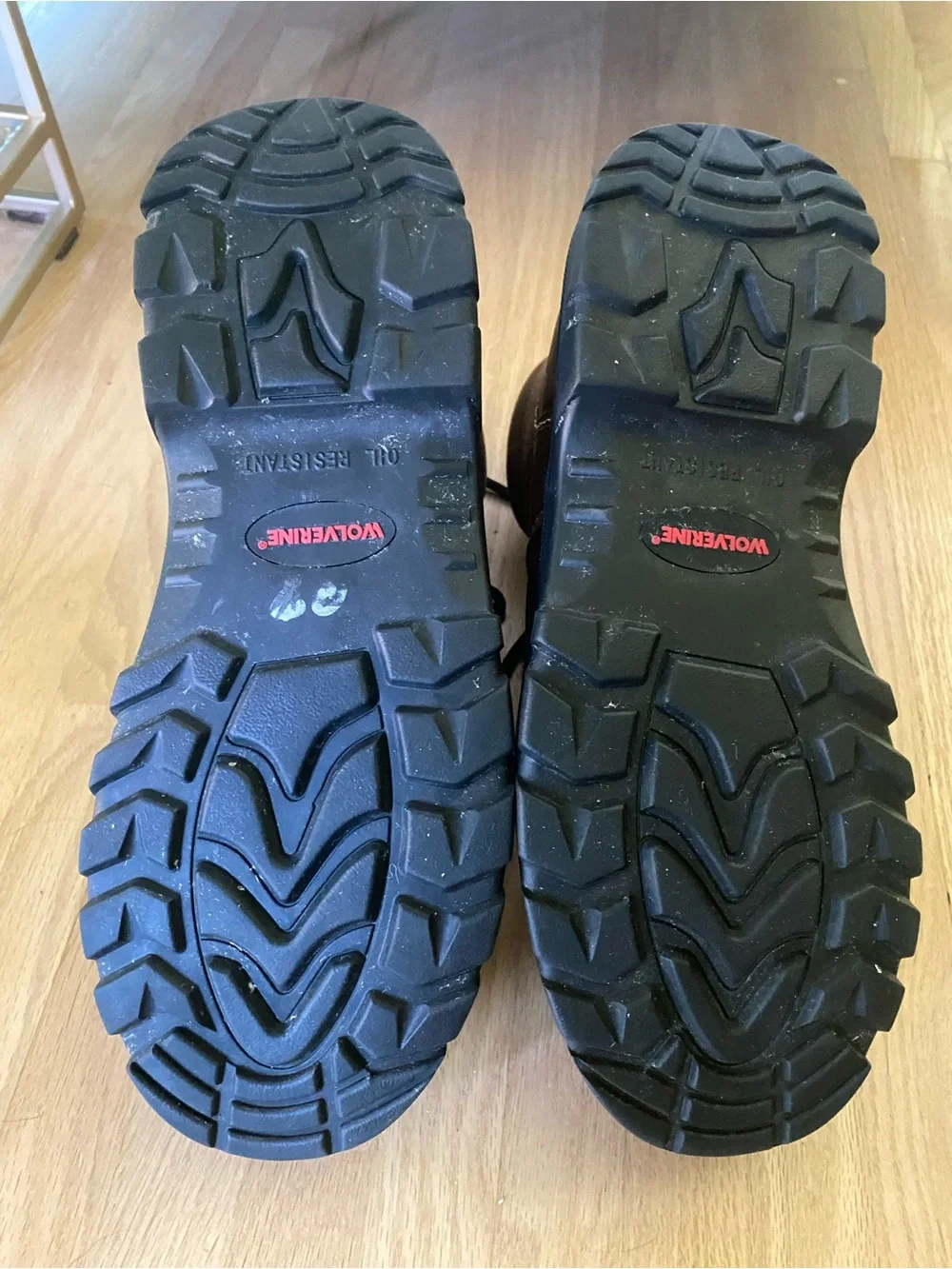 Wolverine steel toe work boot 9.5